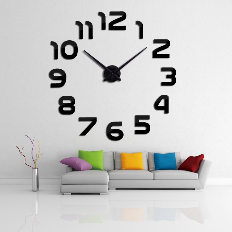 DIY Minimalistic Design Self-Adhesive Wall Clock